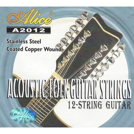 ALICE A2012 12-string folk guitar strings