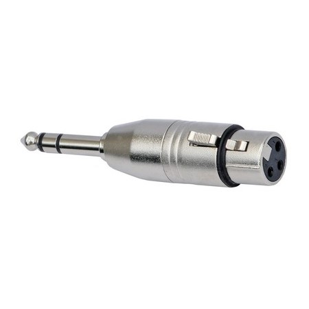 XLR female / stereo Jack 6.3mm Adapter (2pcs)